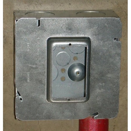 Southwire Box Cover, One Gang Gang, Galvanized Steel, Raised Cover Type 61-1/2